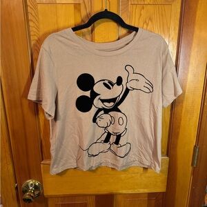 Mickey Mouse Graphic cropped T-Shirt
